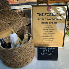 Load image into Gallery viewer, THE FOREST &amp; THE FLOWERS herbal gift set W/ BASKET!
