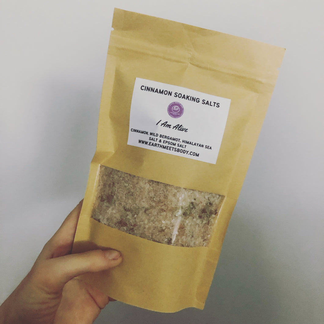 Cinnamon Soaking Salts